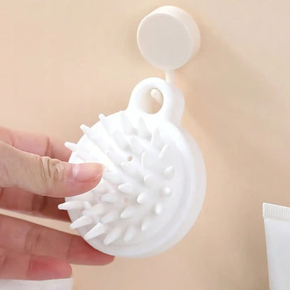 Silicone Scalp Massage Shampoo Brush – Deep Clean Hair & Body Scrubber