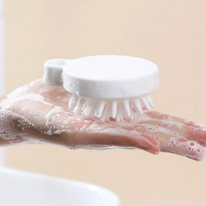 Silicone Scalp Massage Shampoo Brush – Deep Clean Hair & Body Scrubber