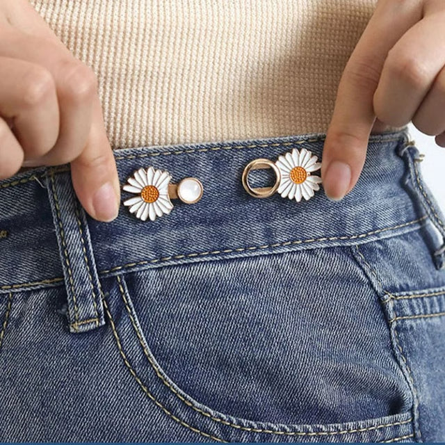 Removable Jeans Buttons & Pants Zipper Pulls – No-Sew Clothing Repair Kit