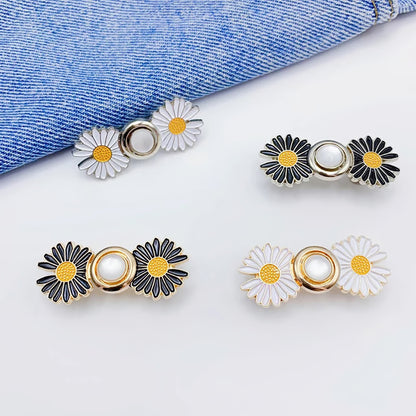 Removable Jeans Buttons & Pants Zipper Pulls – No-Sew Clothing Repair Kit