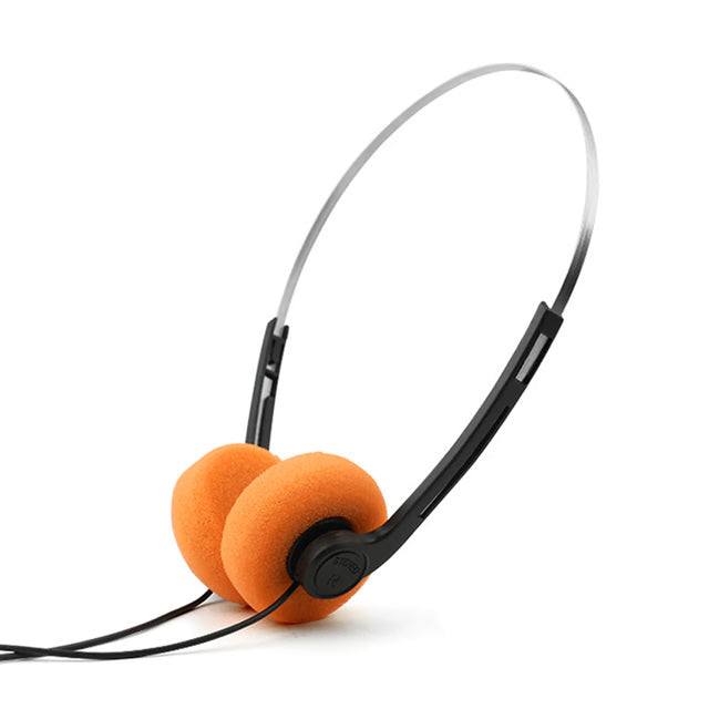 Retro Wired Headphones – Lightweight 3.5mm Walkman-Style Headphones