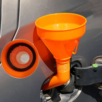 Refueling Funnel with Filter – Long Mouth Funnel for Cars & Motorcycles