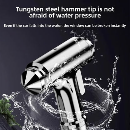 All-in-One Car Emergency Hammer – Window Breaker & Seat Belt Cutter