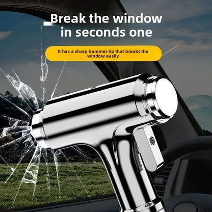 All-in-One Car Emergency Hammer – Window Breaker & Seat Belt Cutter