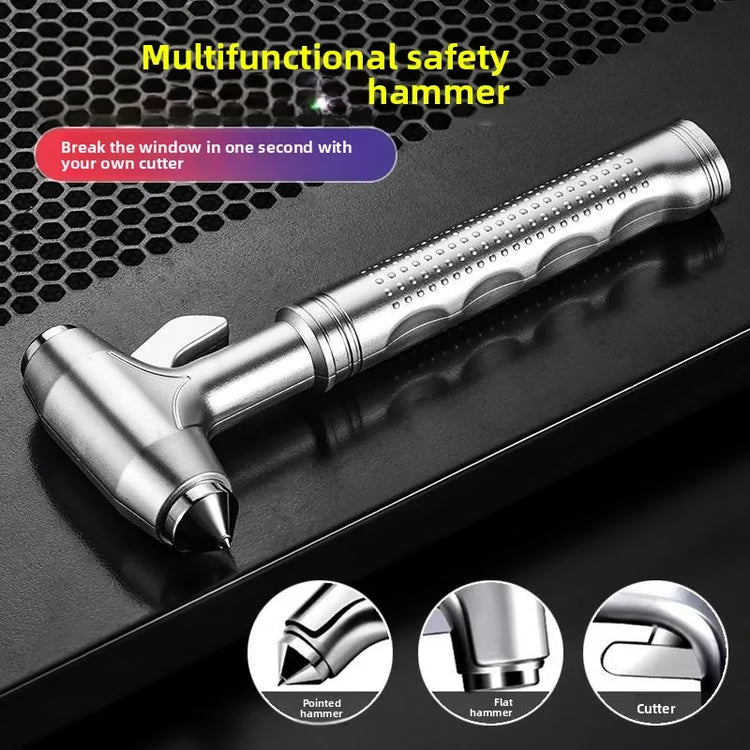 All-in-One Car Emergency Hammer – Window Breaker & Seat Belt Cutter