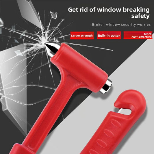 All-in-One Car Emergency Hammer – Window Breaker & Seat Belt Cutter