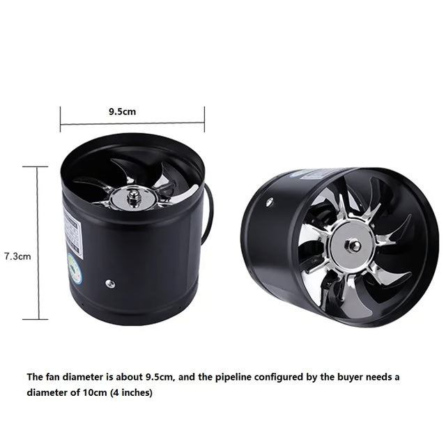 Exhaust Vent Fan for Bathroom, Kitchen & Home Ventilation