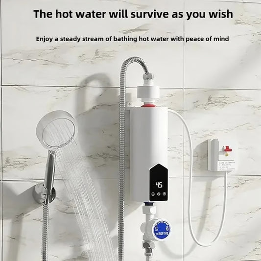 Adjustable Portable Electric Water Heater – Instant Hot Water for Home, Shower & Kitchen