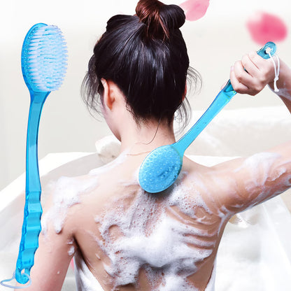 Long Handle Bath Brush – Soft Body Scrubber for Shower & Bath