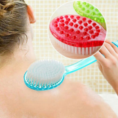 Long Handle Bath Brush – Soft Body Scrubber for Shower & Bath