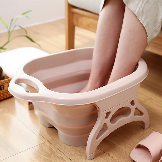 Foldable Foot Tub Spa – Portable Leakproof Foot Bath