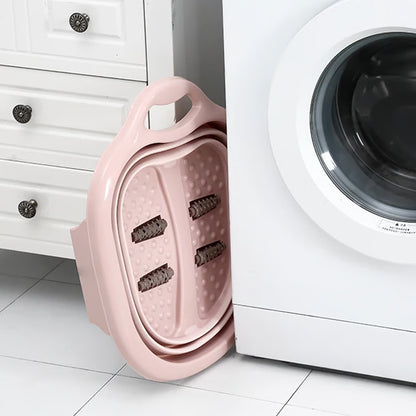 Foldable Foot Tub Spa – Portable Leakproof Foot Bath