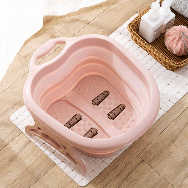 Foldable Foot Tub Spa – Portable Leakproof Foot Bath