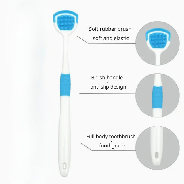 Reusable Tongue Scraper for Adults – Oral Care Tongue Cleaner